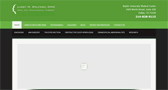 Desktop Screenshot of drlarrywolford.com